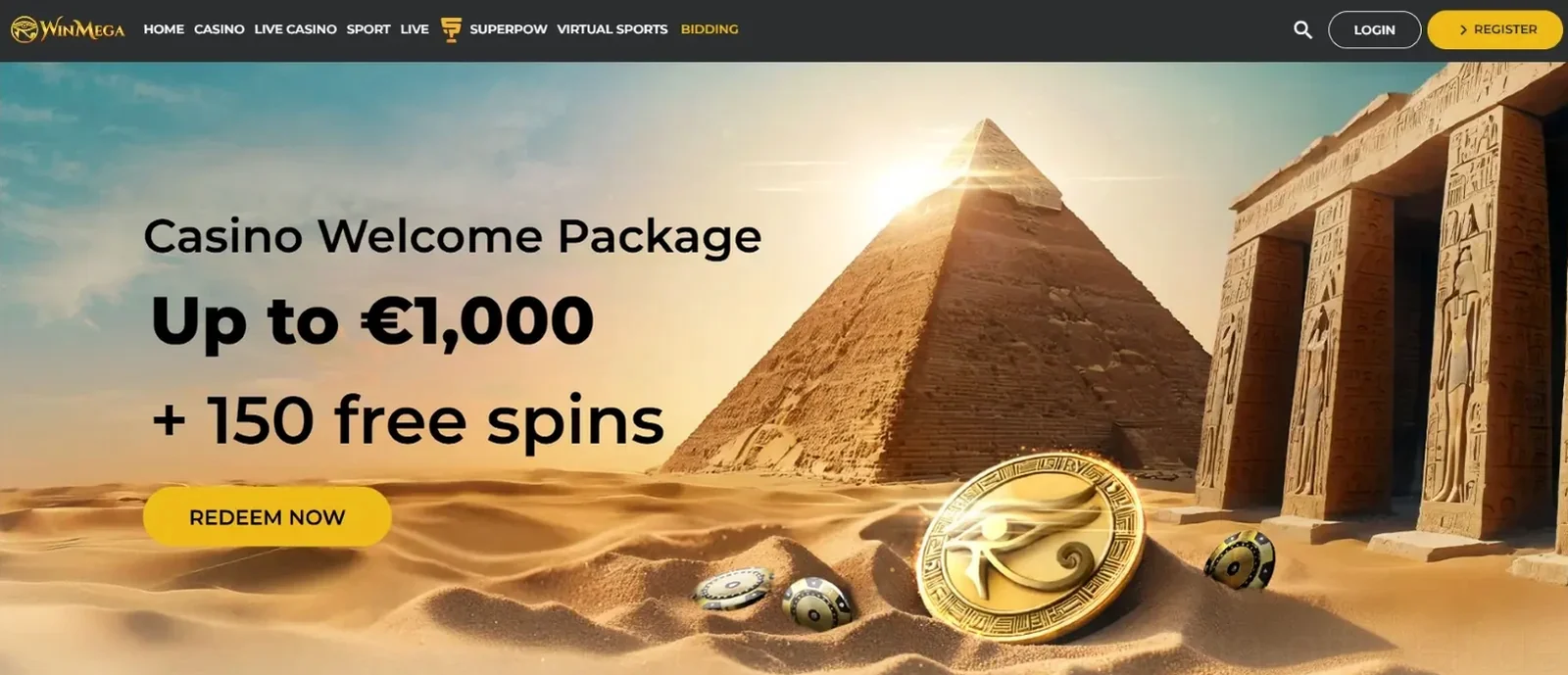 Winmega Casino Willkommensbonus